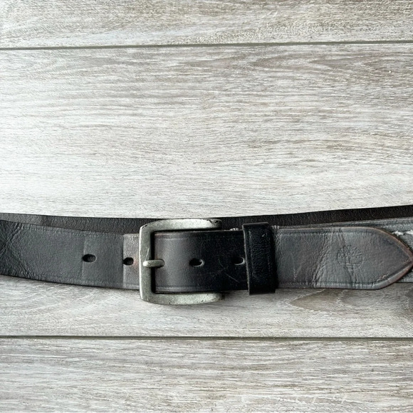 Timberland Brown Premium Leather Belt - Picture 3 of 14